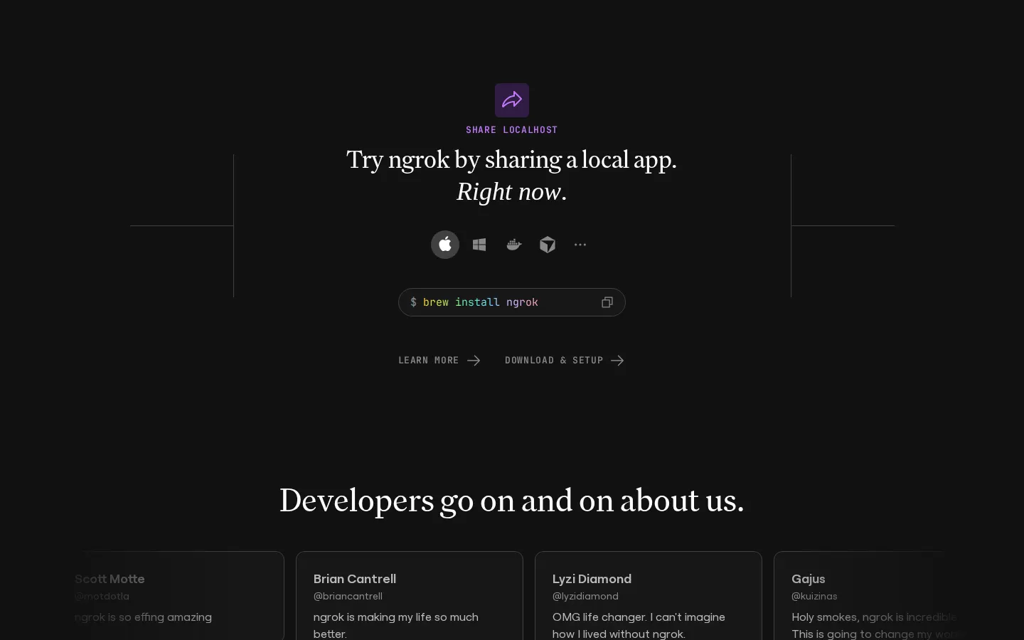 CLI quickstart and quotes