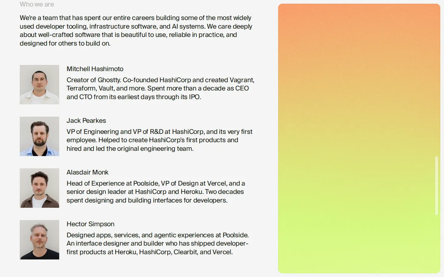 Founder pedigree grid